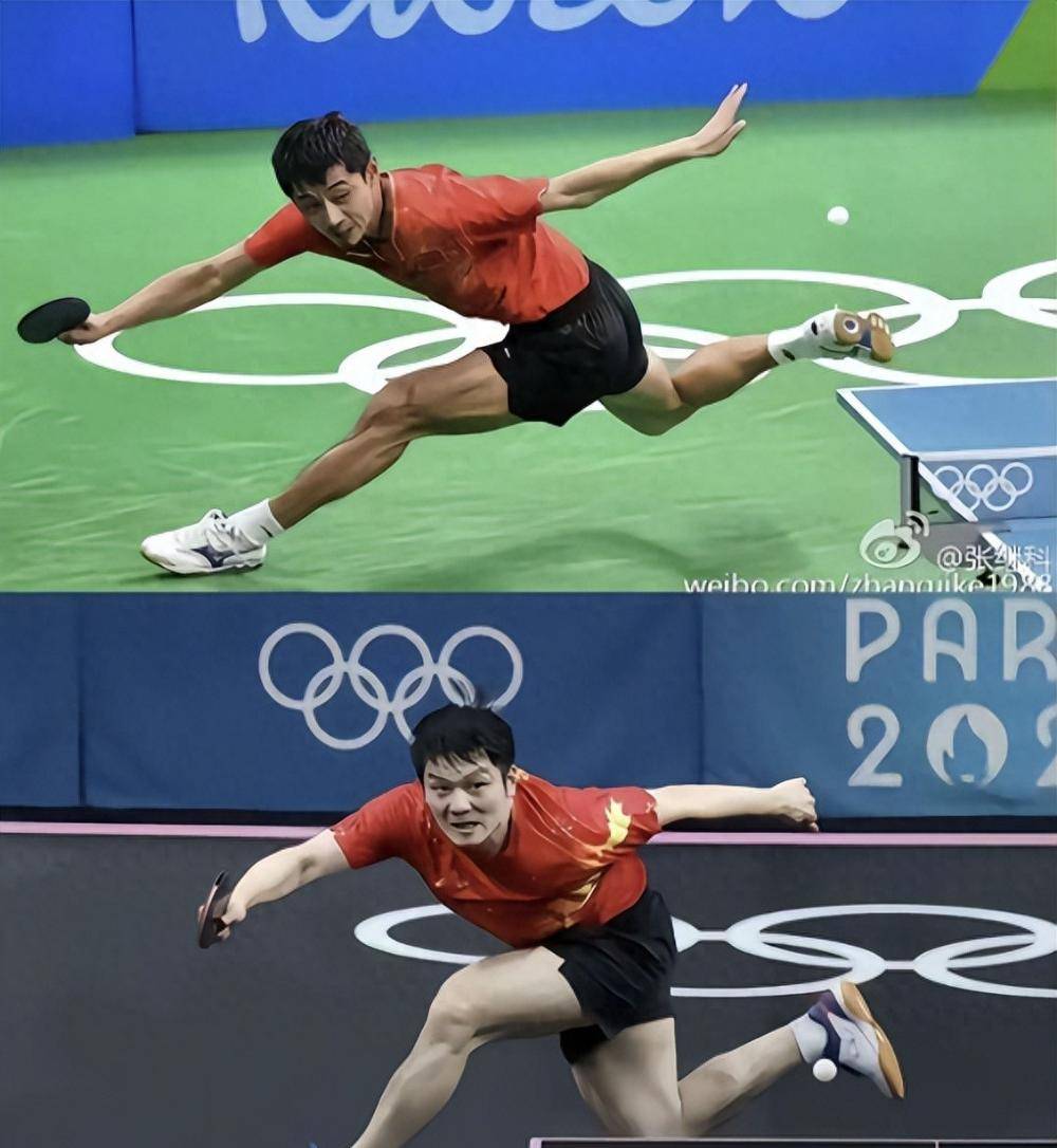 韩国乒乓球队力克瑞典乒乓球队，张继科爆发神勇